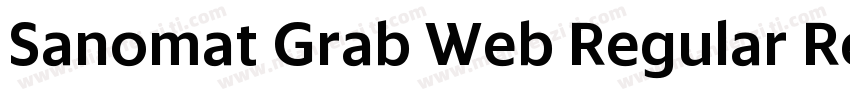 Sanomat Grab Web Regular Regular字体转换
